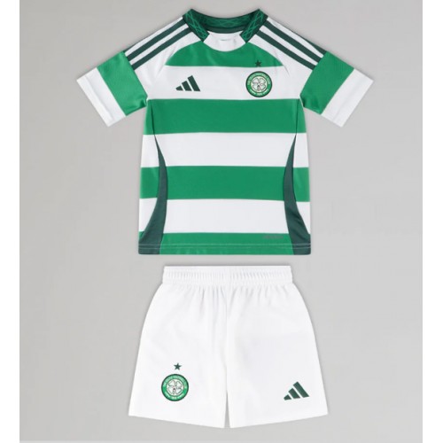 Fotbalové Dres Celtic Dětské Domácí 2024-25 Krátký Rukáv (+ trenýrky)